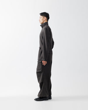 ROUGH WOOL JUMPSUIT .15【DARK BROWN】 – SUBLATIONS