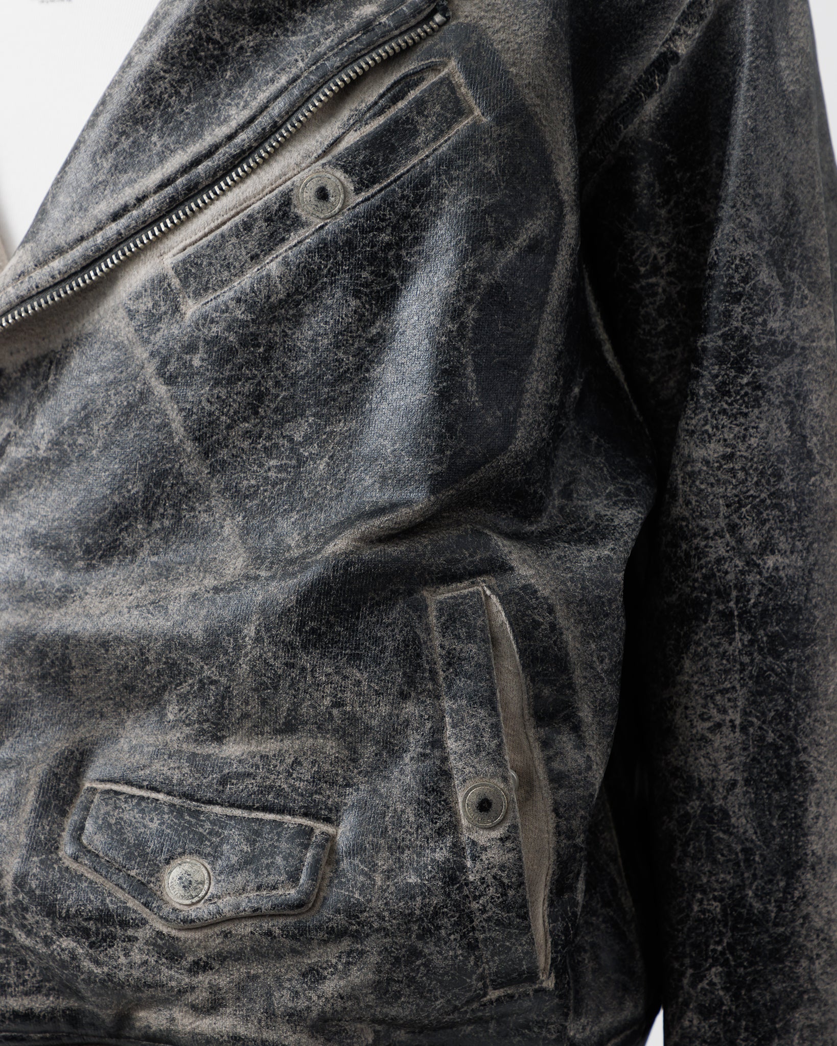 CRACKING COATED RIDERS PARKA .15【SAND BEIGE BASE】