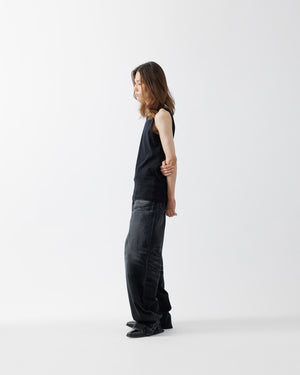 LOGO PRINT RIB TANKTOP .15【BLACK】 – SUBLATIONS