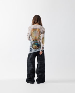 トップス sublations SECOND SKIN T-SHIRT SECOND SKIN L/S T-SHIRT .13【GEOMETRIC BLACK】 – SUBLATIONS