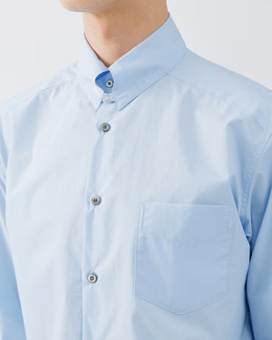 REGULAR FIT TAB COLLAR SHIRT【SAX BLUE】 – SUBLATIONS