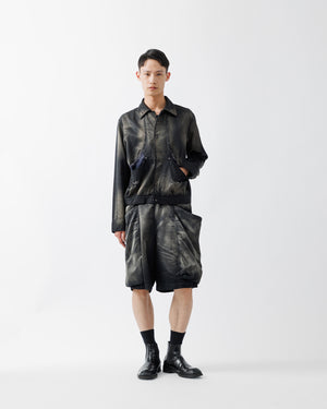RUSTY SATIN SPORTS JACKET .15【BLACK】 – SUBLATIONS