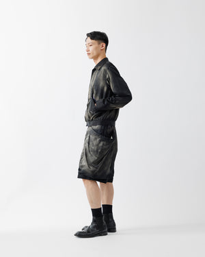 RUSTY SATIN SPORTS JACKET .15【BLACK】 – SUBLATIONS