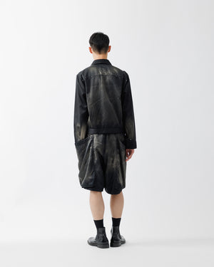 RUSTY SATIN SPORTS JACKET .15【BLACK】 – SUBLATIONS