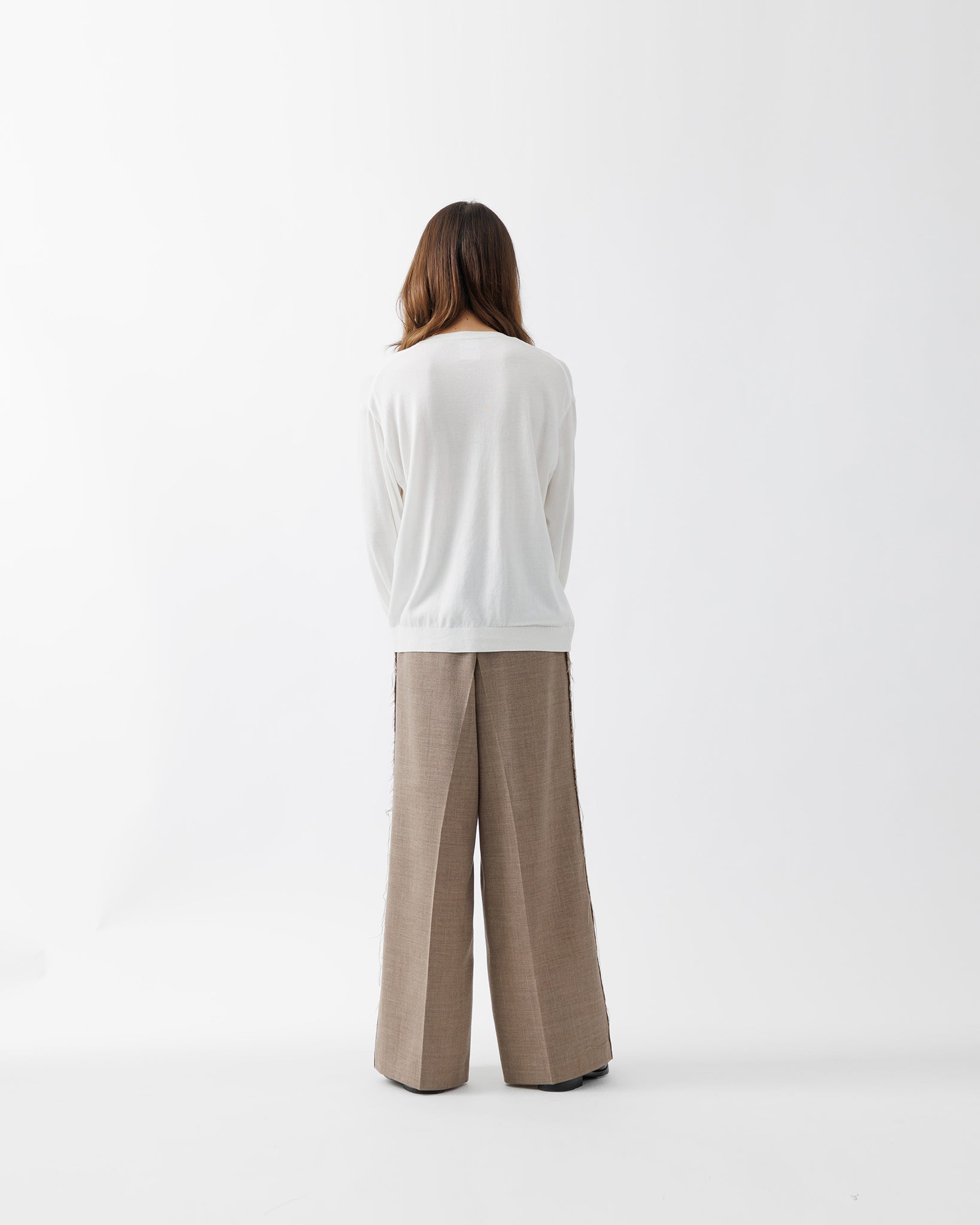 CREW-NECK SOFT KNIT .15【OFF WHITE】