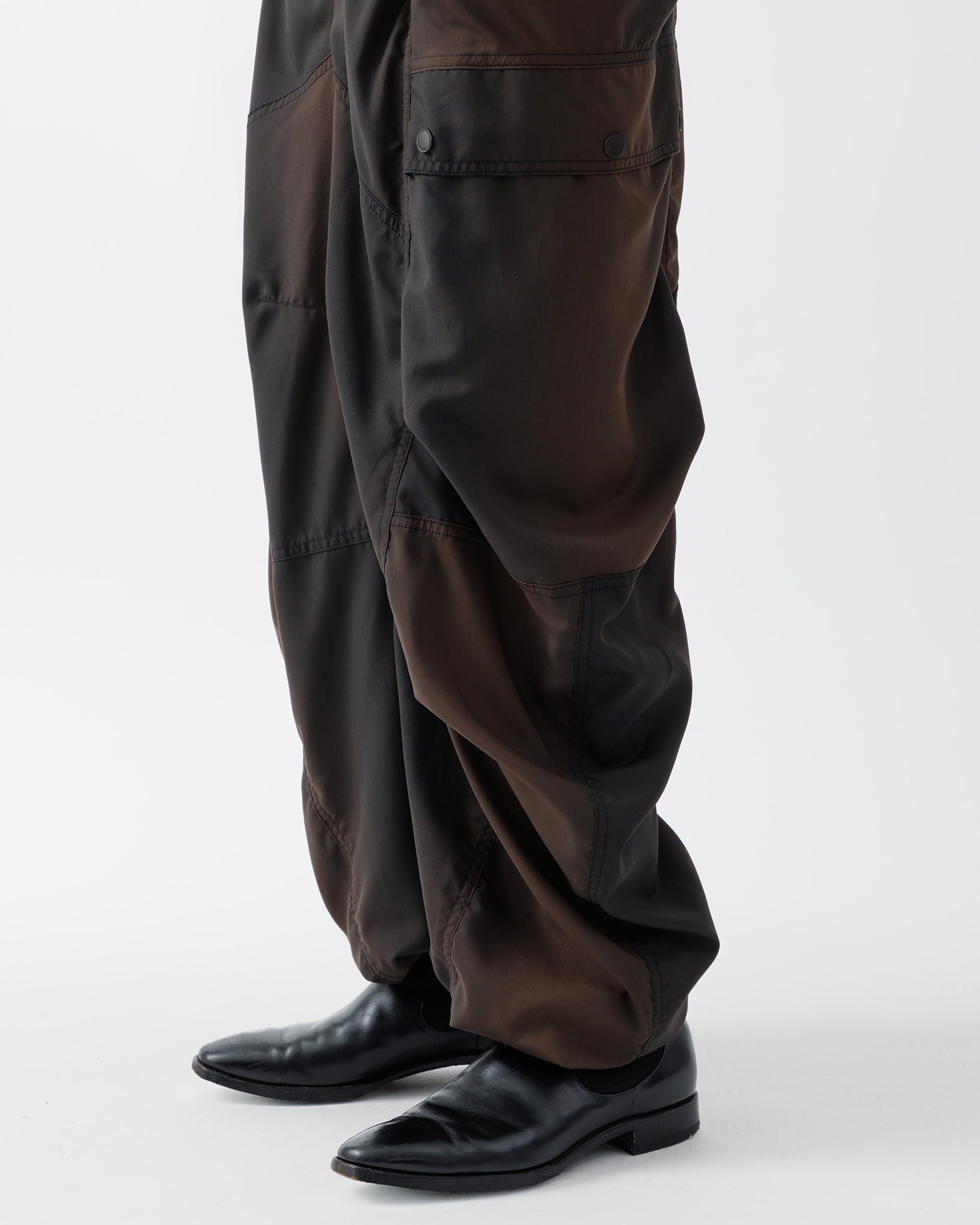 KIVULI PRINT BANANA CUTTING PANTS .15【DARK BROWN】