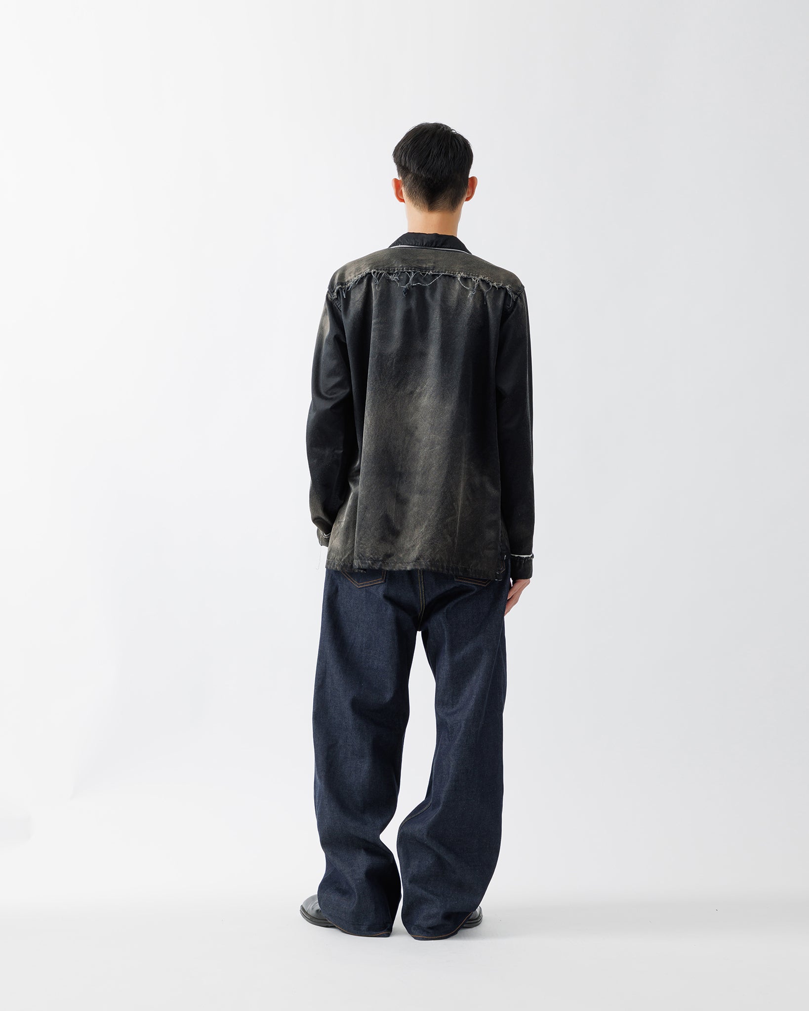 RUSTY SATIN PAJAMA SHIRT .15【BLACK】 – SUBLATIONS