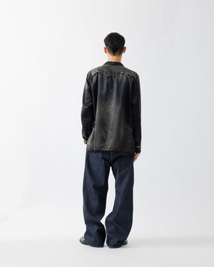 RUSTY SATIN PAJAMA SHIRT .15【BLACK】 – SUBLATIONS