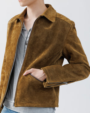 HEAVY SUEDE SPORTS JACKET .16【LOGGING YELLOW】 – SUBLATIONS