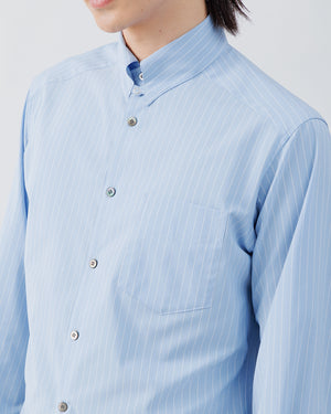 REGULAR FIT TAB COLLAR SHIRT【SAX BLUE ST】 – SUBLATIONS