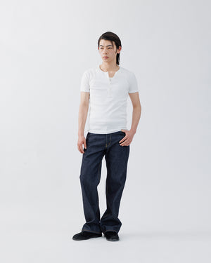 CLASSIC RIB HENRY T-SHIRT【WHITE】 – SUBLATIONS