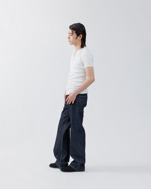 CLASSIC RIB HENRY T-SHIRT【WHITE】 – SUBLATIONS