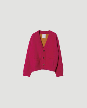 LOW SILHOUETTE MOHAIR CARDIGAN .07 [PINK]