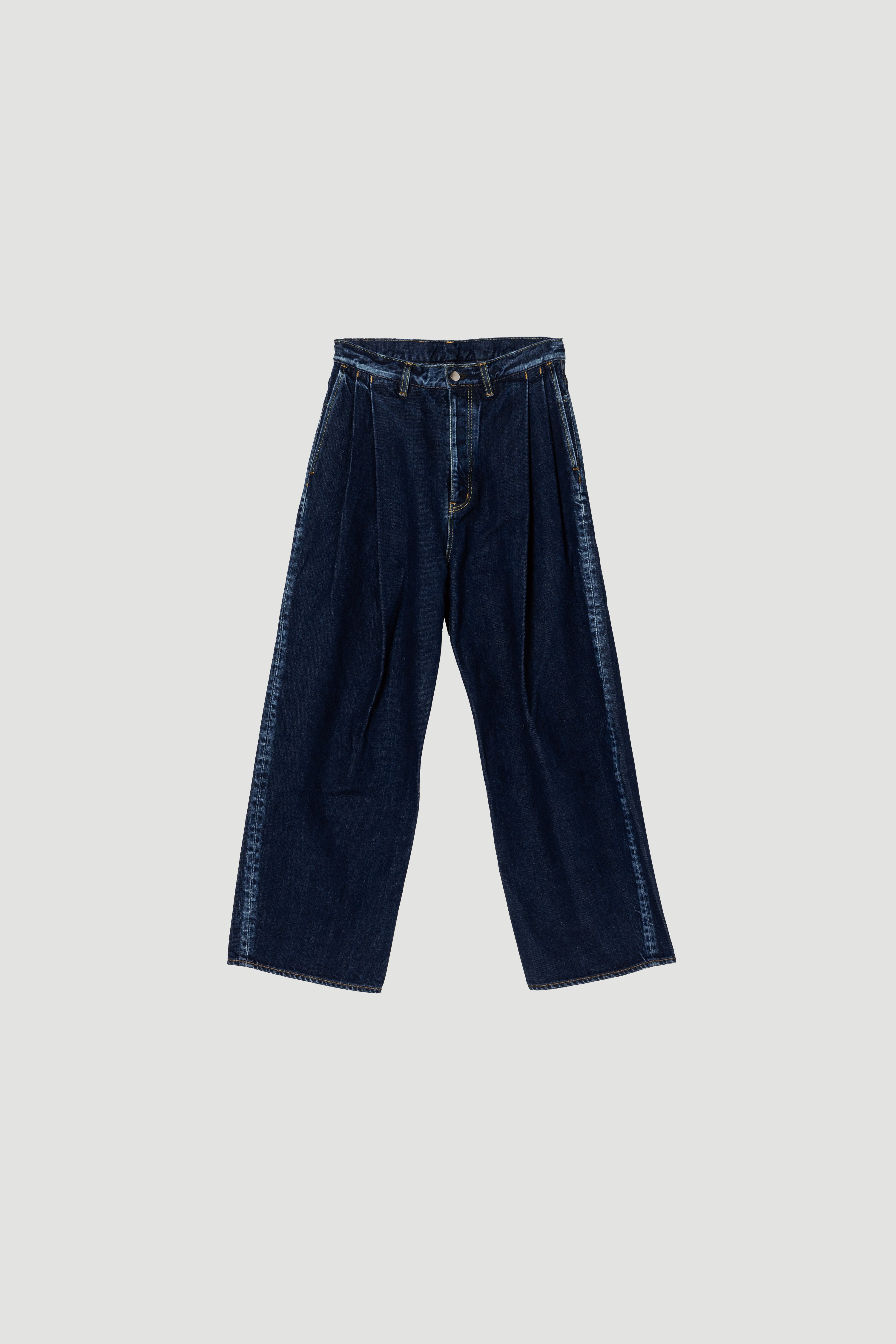 【美品】sublations 2tuck wide denim pants裾幅約25cm