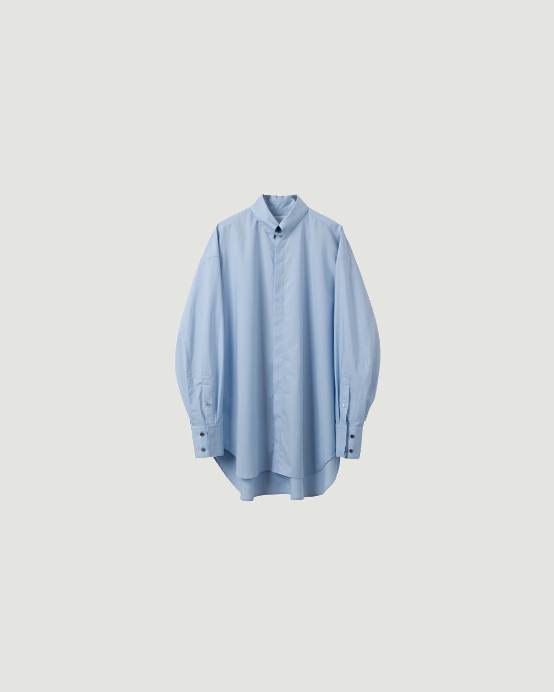 COTTON TAB COLLAR SHIRT .08【SAX BLUE】