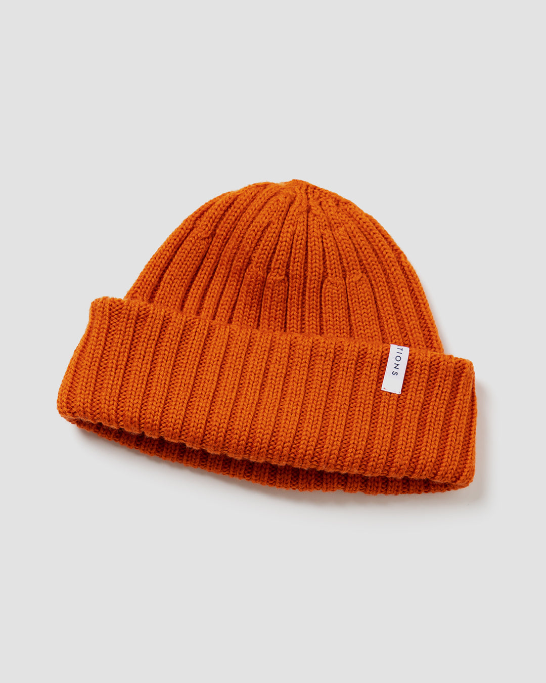 WASHABLE WOOL RIB KNIT CAP .07 【ORANGE】 – SUBLATIONS