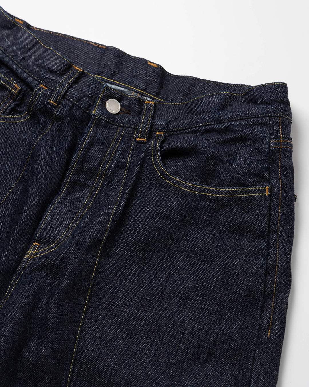 WIDE SEAM DENIM BAGGY PANTS .09【DRY WASH】