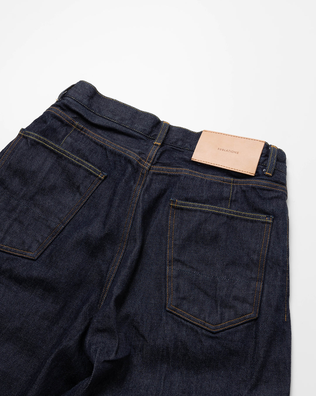 WIDE SEAM DENIM BAGGY PANTS .09【DRY WASH】 – SUBLATIONS