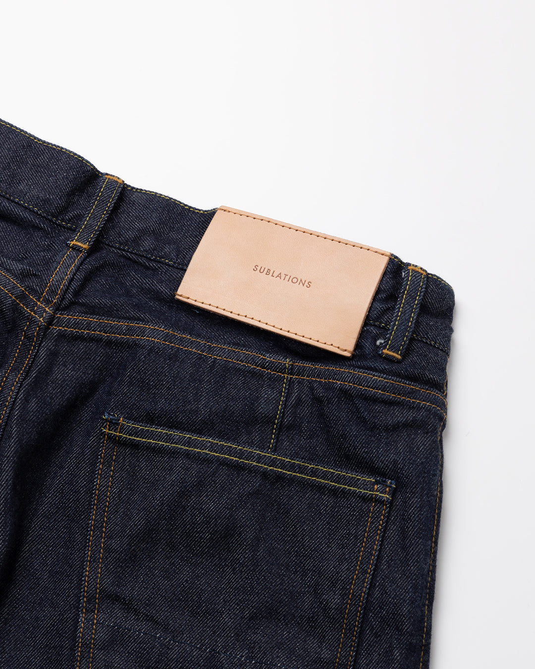 WIDE SEAM DENIM BAGGY PANTS .09 [DRY WASH] – SUBLATIONS