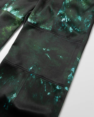 GRAPHIC PRINT PANEL EASY PANTS .09 [GREEN GEM]