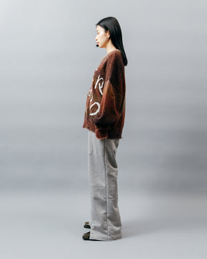 SGSB EMBROIDERY KASURI PO KNIT .10【GARNET】