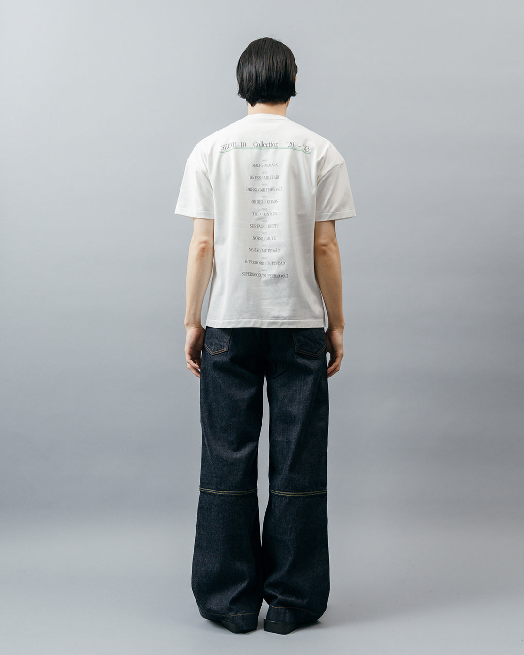 WIDE SEAM DENIM BAGGY PANTS .09 [DRY WASH] – SUBLATIONS