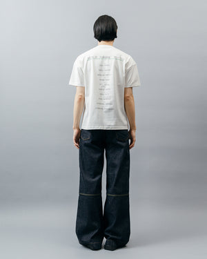 WIDE SEAM DENIM BAGGY PANTS .09【DRY WASH】