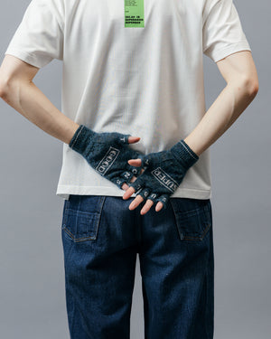 SGSB REVERSIBLE FINGERLESS GLOVES .10 [HEATHER BLUE]