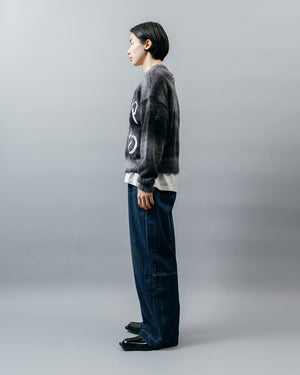 SGSB EMBROIDERY KASURI PO KNIT .10【ASH BLACK】