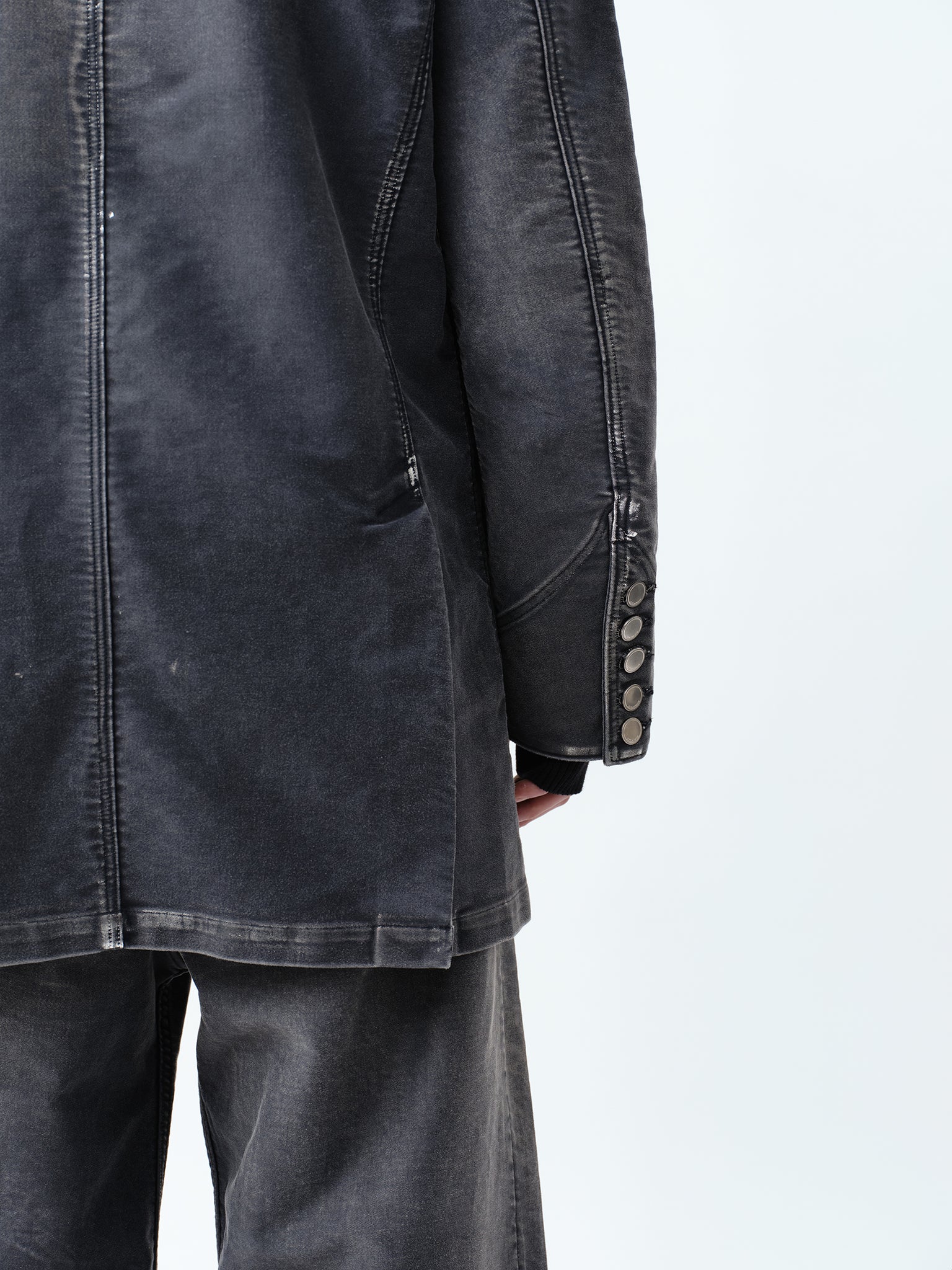 MOLESKINE PRISONER COVERALL JACKET .12【BLACK】