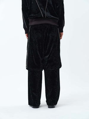 VELVET TRANSFORM EASY TRACK PANTS .12【BLACK】