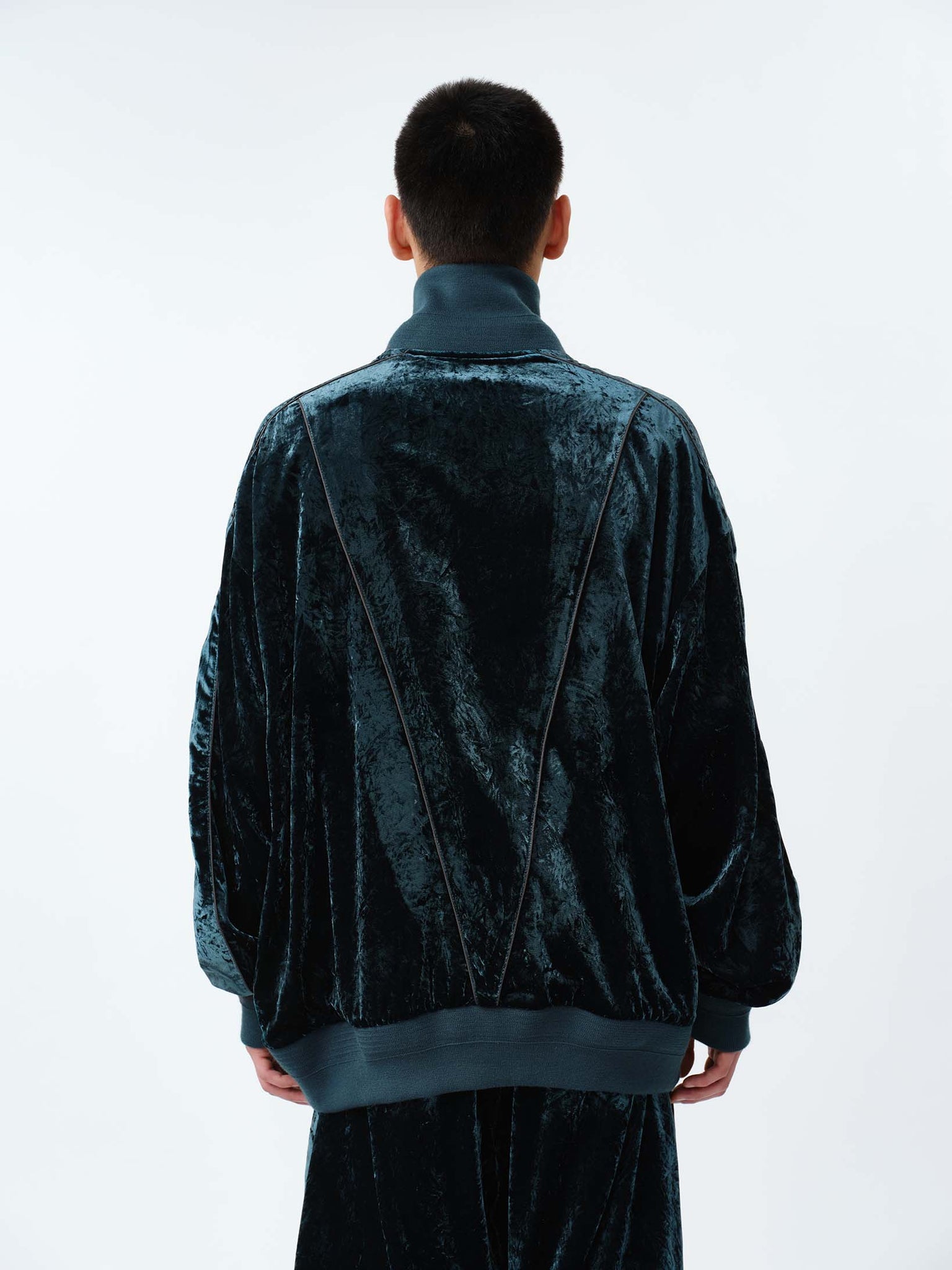 VELVET TRACK OVER JACKET .12【GREEN】