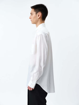 REGULAR FIT TAB COLLAR SHIRT .12【OFF WHITE】