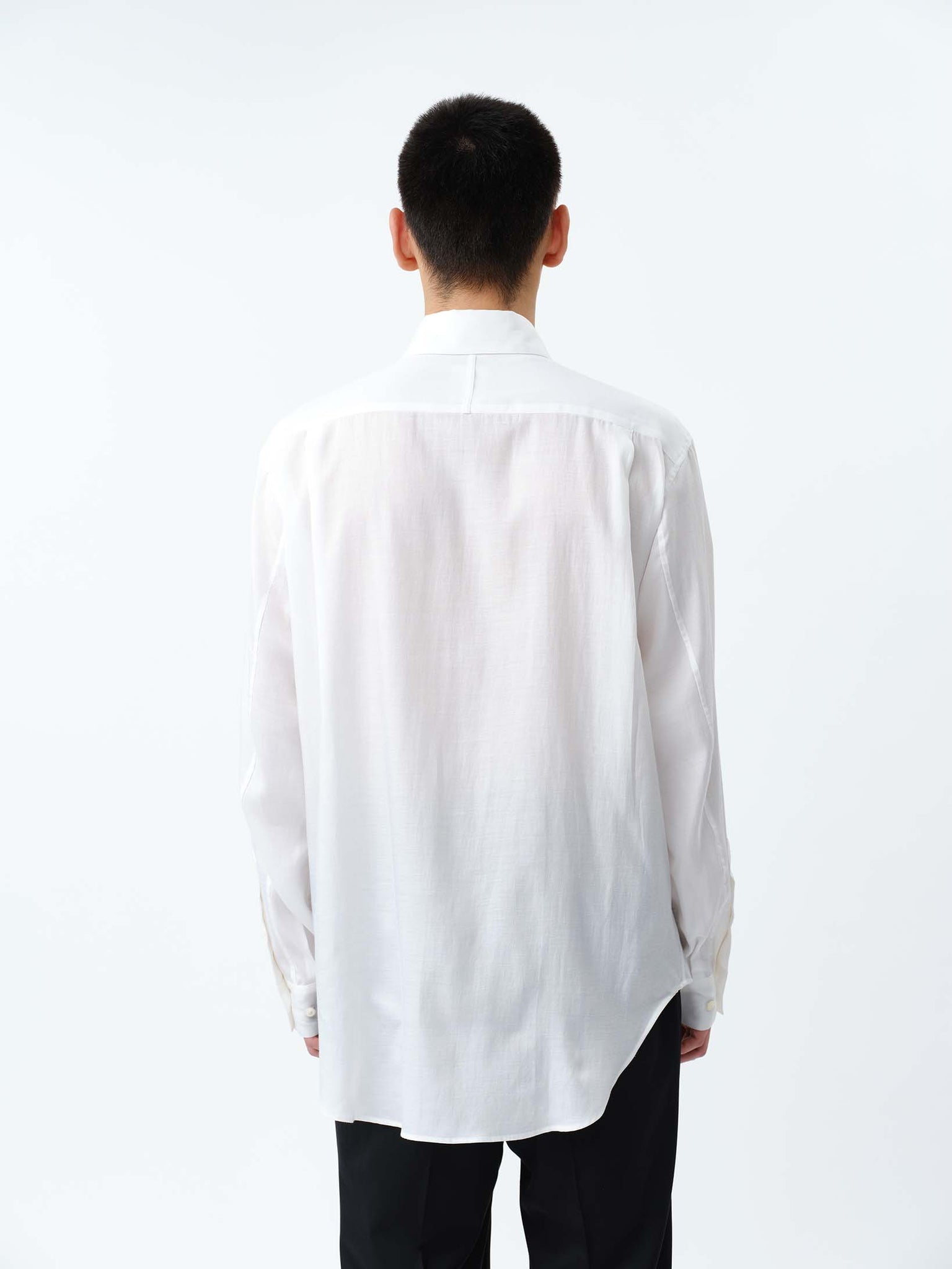 REGULAR FIT TAB COLLAR SHIRT .12【OFF WHITE】