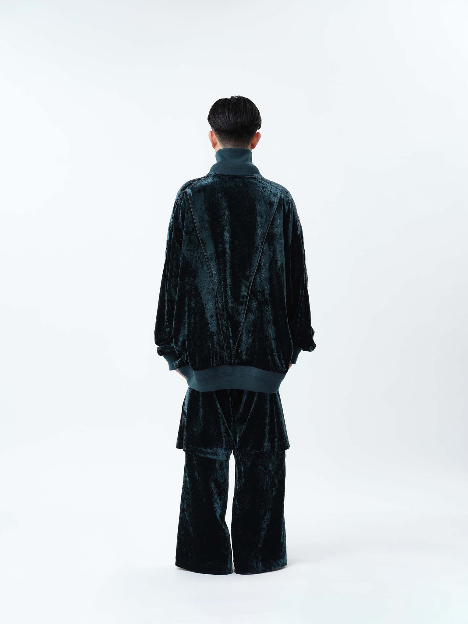 VELVET TRACK OVER JACKET .12【GREEN】