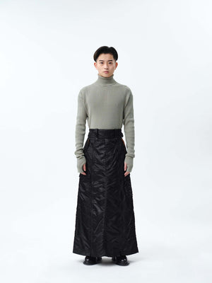 PILOT GURKHA LONG SKIRT .12【BLACK】