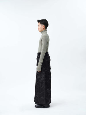 PILOT GURKHA LONG SKIRT .12【BLACK】