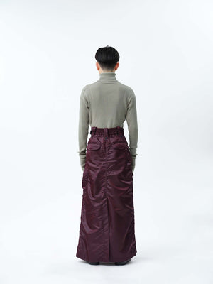 PILOT GURKHA LONG SKIRT .12【BOURDEAUX】