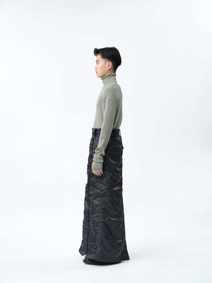 PILOT GURKHA LONG SKIRT .12【SMOKE GREY】