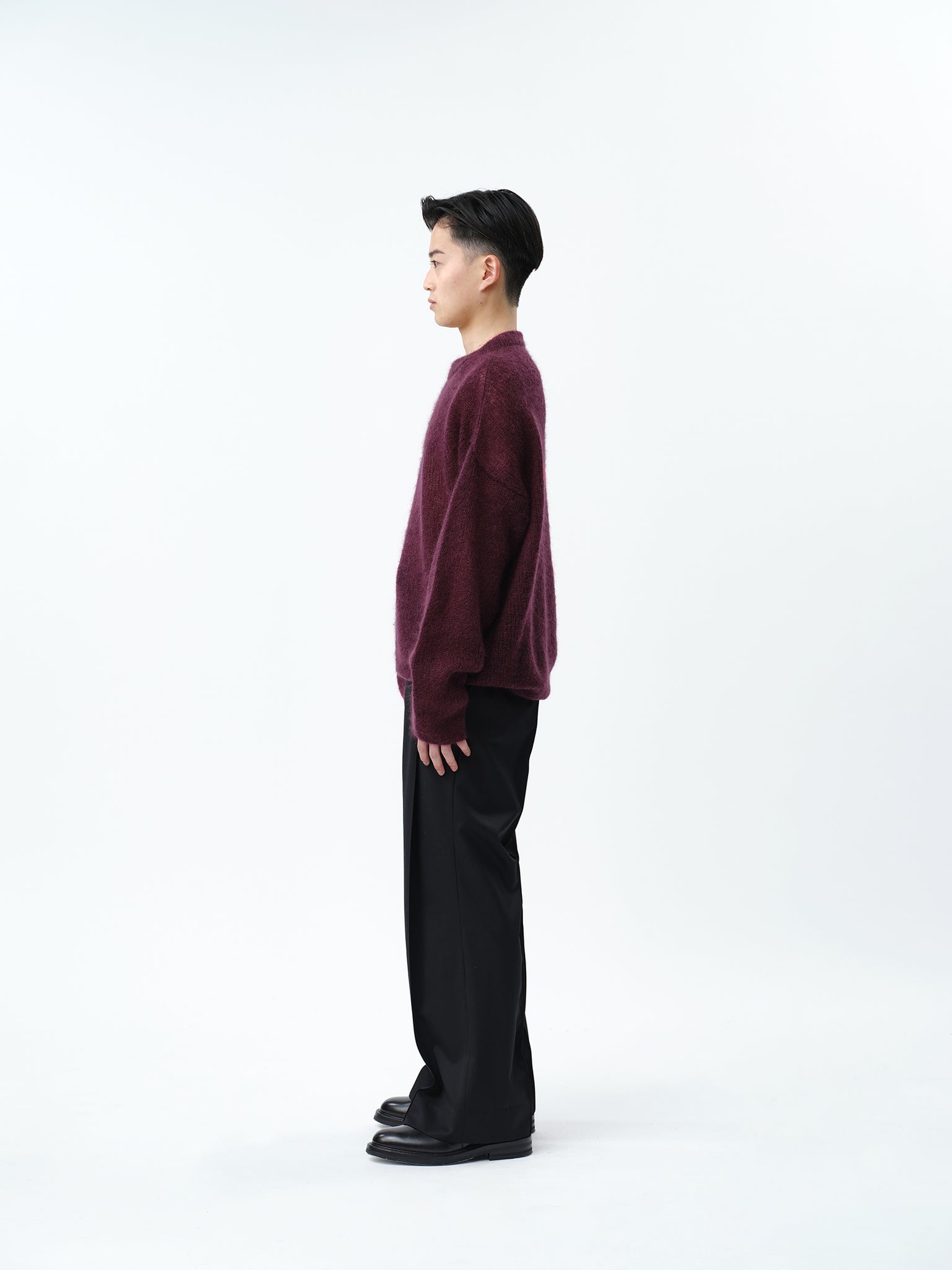 MOHAIR LOW GAUGE P/O KNIT .12【BOURDEAUX】