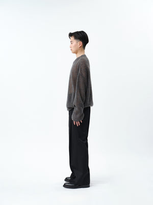 MOHAIR LOW GAUGE P/O KNIT .12【CHARCOAL】