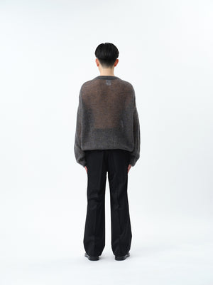 MOHAIR LOW GAUGE P/O KNIT .12【CHARCOAL】