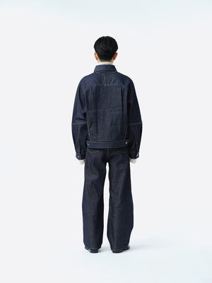 2TUCK WIDE DENIM PANTS -ENTASIS Mk-Ⅱ-【RIGID INDIGO】