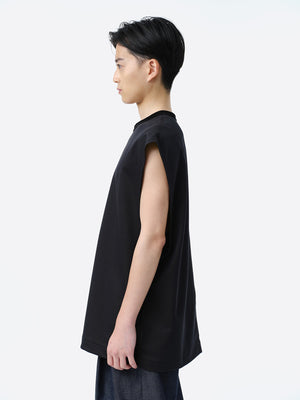 LOGO SLEEVELESS CUT-SEW .11 【BLACK】