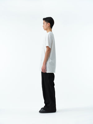 WASHER NYLON PINTUCK EASY TROUSERS .13 [BLACK]