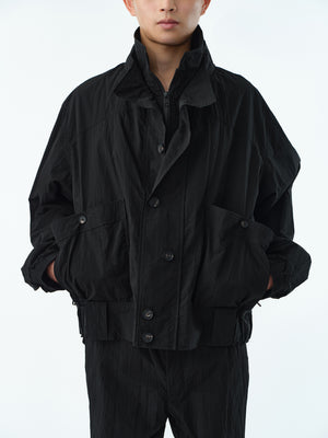 WASHER NYLON HIKER JACKET .13【BLACK】