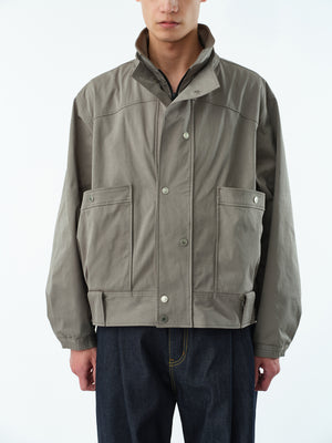 TECH SUEDE HIKER JACKET .13【RUINS GRAY】