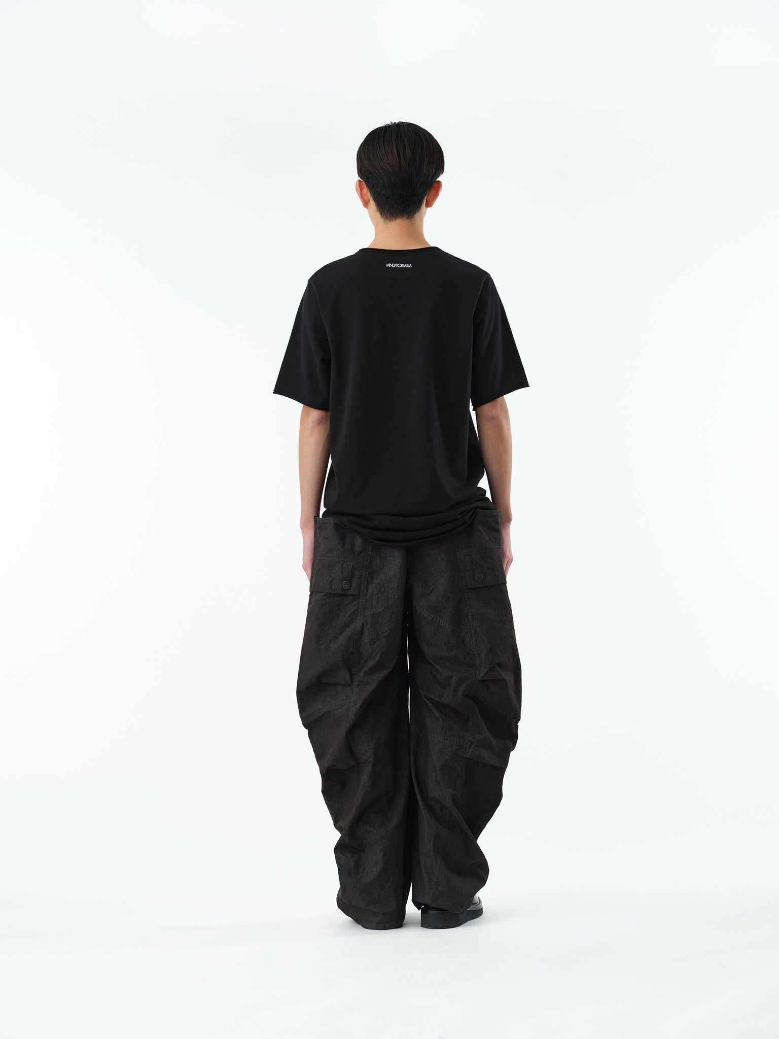 GARMENT DYED BANANA CUTTING PANTS .13 [ASH BLACK]