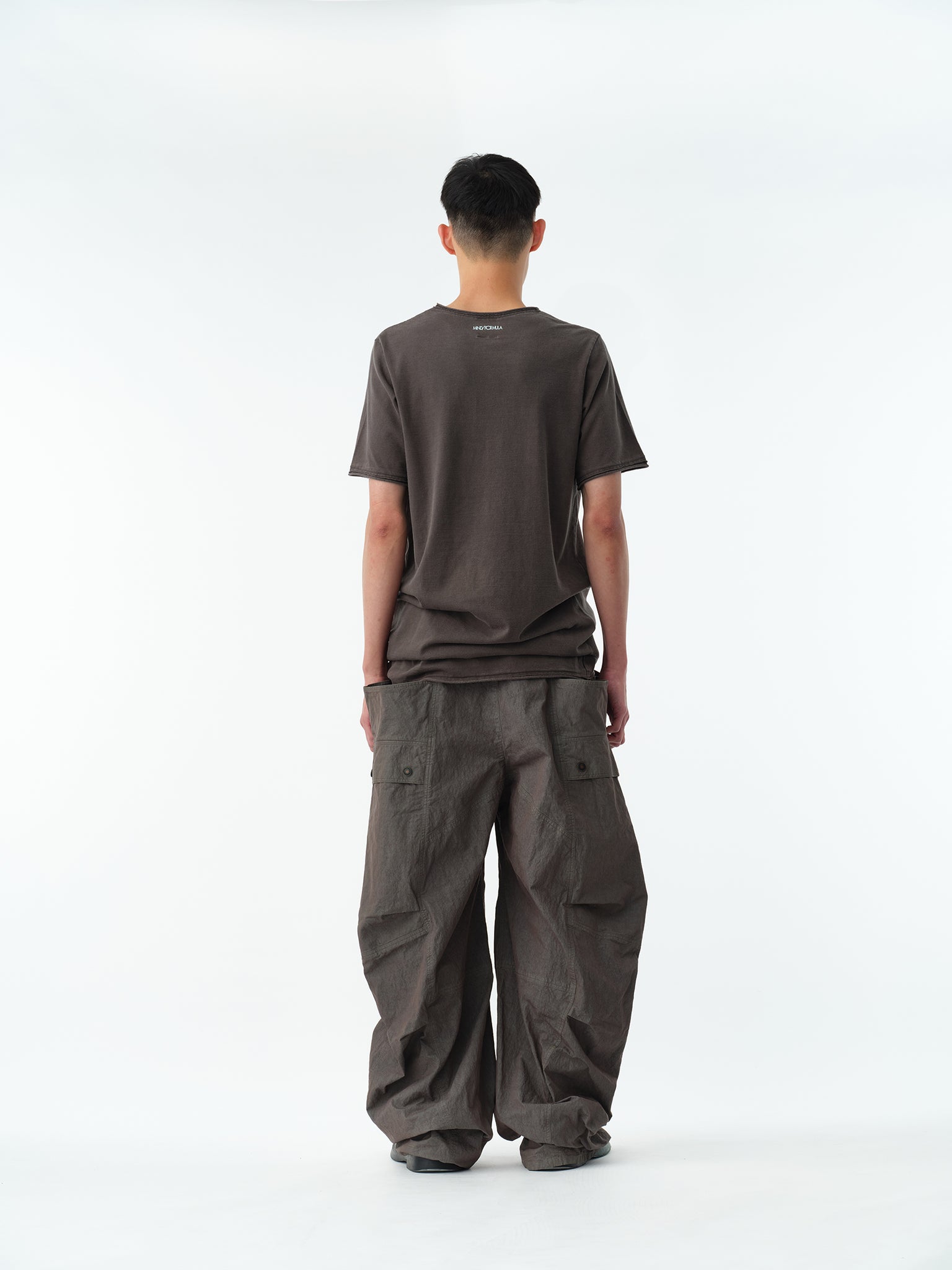 GARMENT DYED BANANA CUTTING PANTS .13【IRON BROWN】