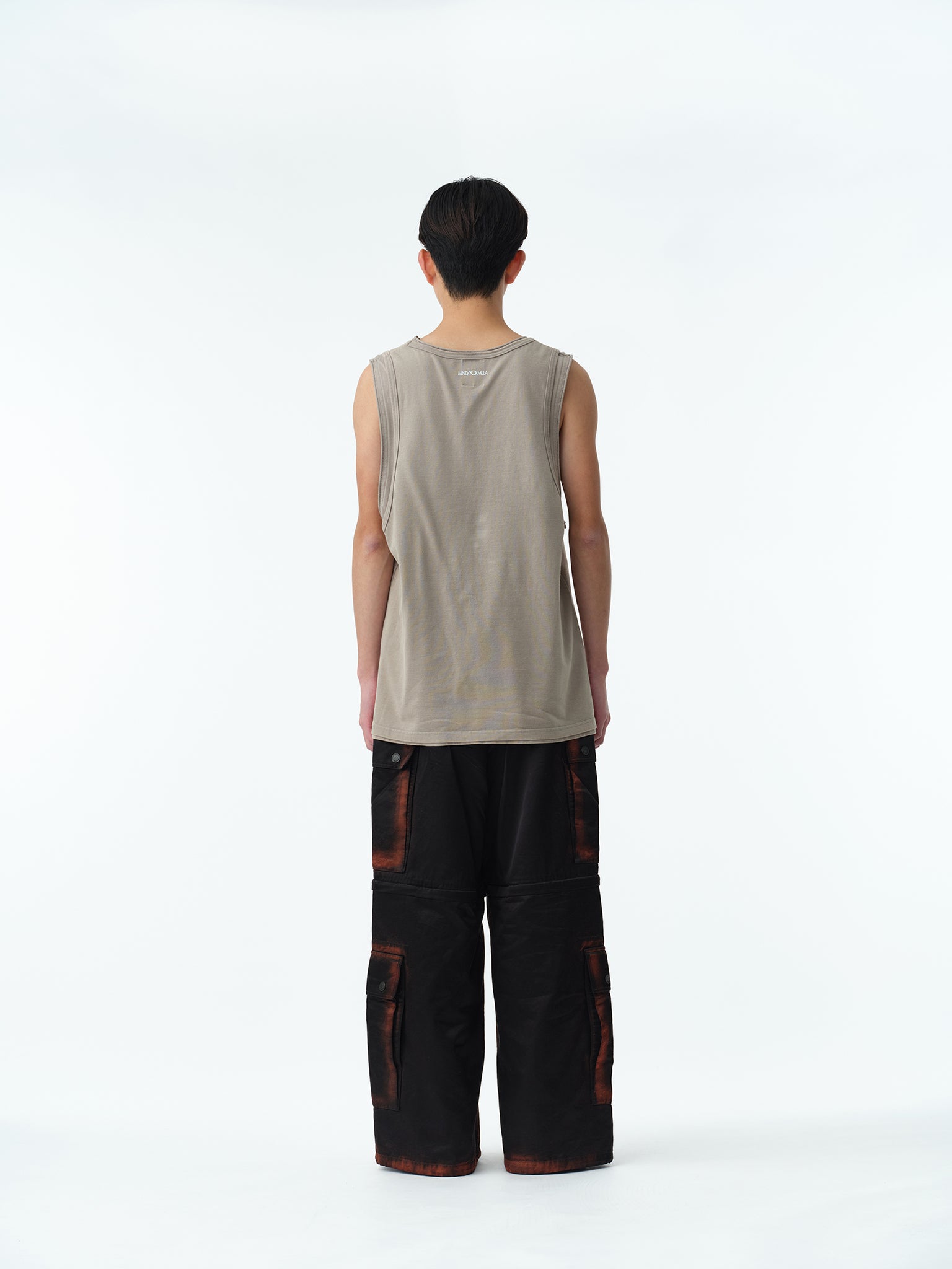 RUSTY SATIN TRANSFORM CARGO PANTS .13 [RUSTY BLACK]